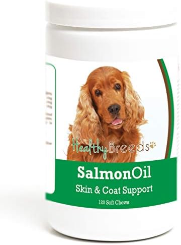 Healthy Breeds Cocker Spaniel Salmon Oil Soft Chews 120 Count