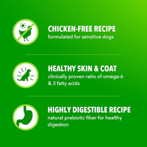 IAMS Proactive Health Sensitive Skin Dry Dog Food, Salmon & Rice, 4.5 lb