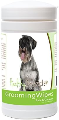 Healthy Breeds Standard Schnauzer Grooming Wipes 70 Count