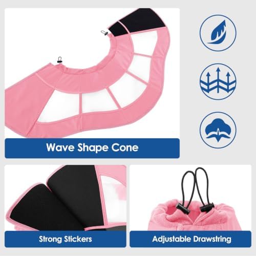 Dog Cone Collar Soft Cone for Dogs to Stop Licking Dog E-Collar Alternative