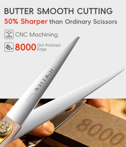 8'' Professional Dog Grooming Scissors Set Rose Gold 440C Stainless Steel Straight Thinning Curved Chunker Shears 4pcs Set for Pet Grooming Services Dogs and Cats