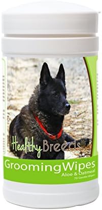 Healthy Breeds Norwegian Elkhound Grooming Wipes 70 Count