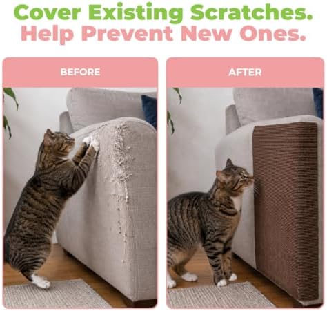Catify Peel & Stick Cat Scratching Mat - Brown, L:39"
