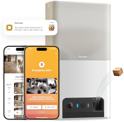 Petcube Bites 2 Lite - WiFi Pet Camera with Treat Dispenser & App