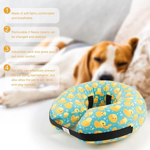 CuteBone Dog Recovery Cone for Small Medium Dogs & Cats