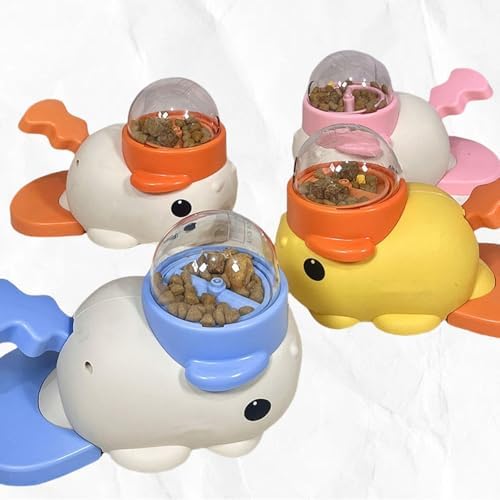 Dog Treats Dispenser Toy Fish Design Press Food Feeders Encourages Exercise and Reduces Boredom for Pet Cats Mental Pet Treats Feeders