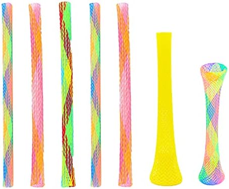 ISMARTEN Cat Spring Toys, Tube Spring Toy Interactive Cat Toy for Indoor Cats, Plastic Spring Coils Attract Cats to Swat, Bite, Hunt(Random Color) (12 Packs)