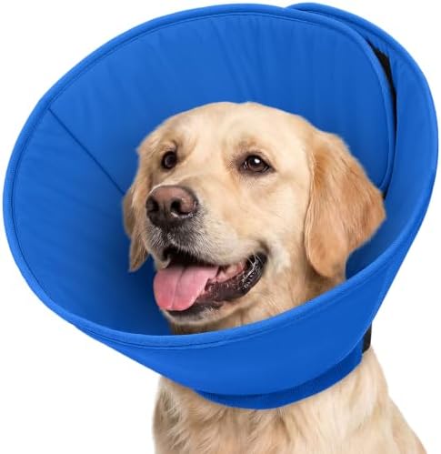 AOFITEE Soft Cone for Large Dogs, Adjustable Dog Cones to Stop Licking