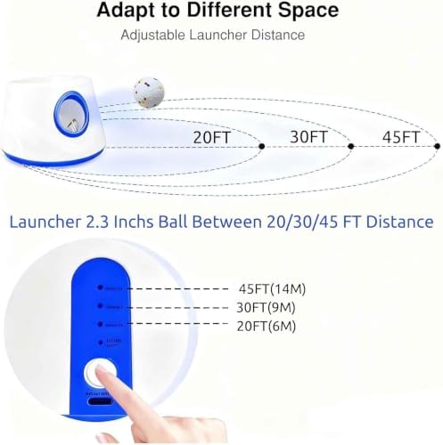 Automatic Dog Ball Launcher, Dog Ball Throw Launcher, for Small/Medium Dogs