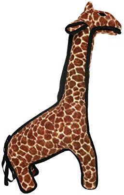 TUFFY® - Original : Giraffe Dog Toy : Ultra Durable Plush Dog Toy with Multiple Layers & Reinforced Seams, Washable and Floats, Original Construction
