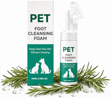 Dog Paw Cleaner Foam for Dogs & Cats, Botanical Paw Wash