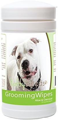 Healthy Breeds Pit Bull Grooming Wipes 70 Count