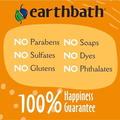earthbath Hypo-Allergenic Grooming Wipes, Made in USA, 100 Count (2 Pack)