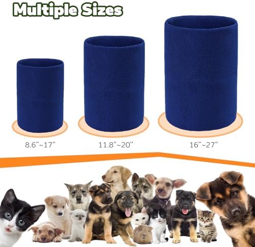 Dog & Cat Calming Band Cat Anxiety Relief Cover,Double Layer Thickened Pet Ears Elastic Neck Band Noise Cancelling Ear Muffs for Anxiety Relief/Noise Protection,Grooming,Thunder,Fireworks