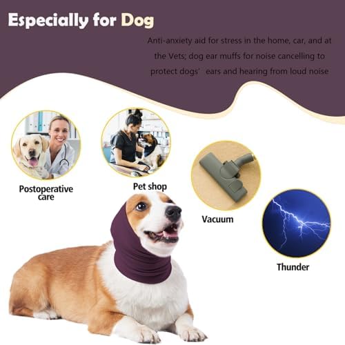 Dog Calming Hoodie No Shake Anxiety Relief Quiet Ears for Dogs