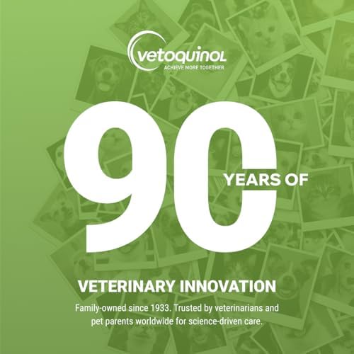 Vetoquinol Triglyceride Omega - Fish Oil for Dogs & Cats - Supports Healthy Skin, Coat & Normal Immune Response - Supplement with Vitamin Blend for Heart, Eye, Bone & Muscle Support - 60 Capsules