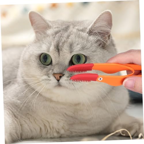 HANABASS 3pcs Pet Tear Brush for Dogs Cats Eye Cleaning Tool Soft Silica Material Portable Travel Grooming Kit