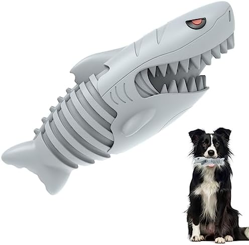 Dog Chew Toys for Aggressive Chewers, Indestructible Tough Durable Squeaky Interactive Dog Toys Teeth Cleaning Dog Chew Toy for Small Meduium Large Breed