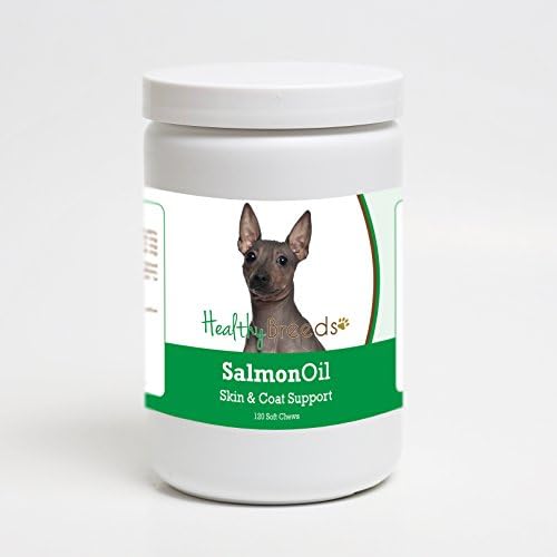 Healthy Breeds American Hairless Terrier Salmon Oil Soft Chews 120 Count