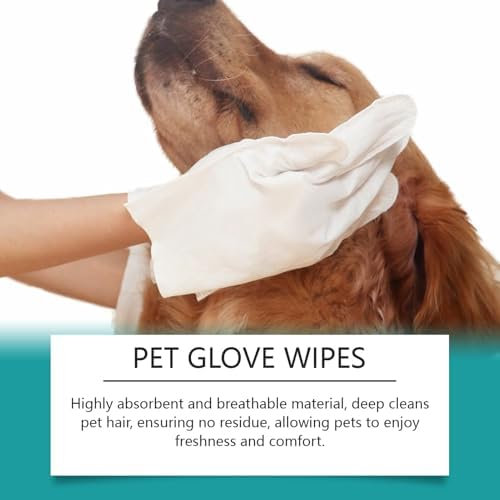 Cleaning Glove for Dog Pet Bathing Grooming Glove Wipes