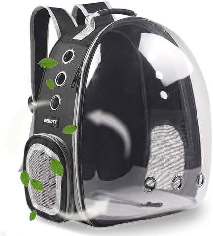 Cat Backpack Carrier Breathable Pet Travel Bag for Cats Dogs Bunny