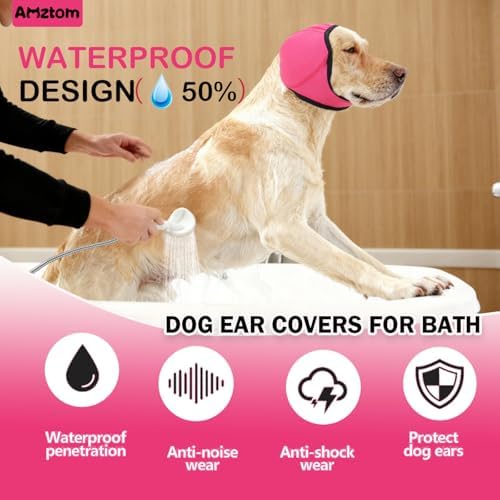 Dog Ear Muffs Noise Protection for Grooming,Bath,Blow Drying