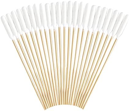 6 Inch Long Cotton Swabs for Dogs ，Cat，Small Pet Ears Cleaning, Pet Cotton Ear Buds Swabs,Ear Cleaning Swabs with Bamboo Handle,Apply for Daily Ear Cleaning Removes Wax, Dirt (100pcs)