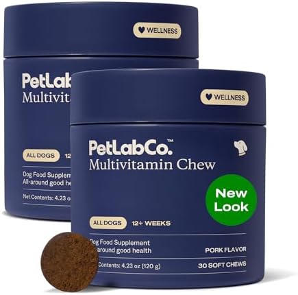 PetLab Co. 22-in-1 Multivitamin Chews, 2-Pack, Pork Flavor
