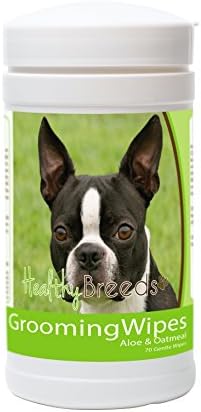 Healthy Breeds Boston Terrier Grooming Wipes 70 Count