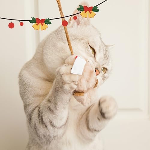 Gigwi Cat Toys for Indoor Cats, Interactive Cat Toy with Real Squeaky Mouse Electronic Sound Chirping, Kitten Toys Automatic Cats Mice Toy for Exercise & Kicker to Self Play, Relieve Boredom