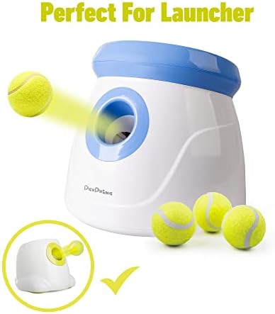 PetPrime 6PCS 2" Tennis Balls, Suitable for Mini Dog Automatic Ball Launcher Interactive Dog Fetch Toy Pet Ball Thrower Throwing Game Launcher