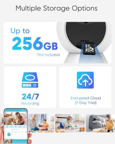 VSTARCAM Inside Cameras for House, 1080P with 5X Zomm, 360° Pan-Tilt, Color Night Vision, Motion Detection, Real-time Alerts, 2-Way Audio, Compatible with Alexa, Cloud & SD Card Storage(up to 256GB)