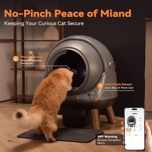 Smart G1 Automatic Self Cleaning Cat Litter Box for Multiple Cats