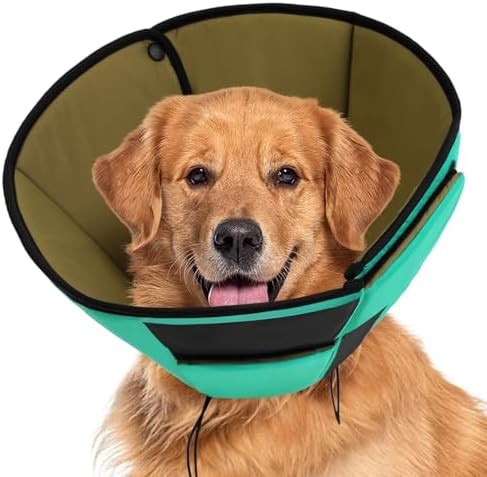 Soft Dog Cone for Large Dogs, Cone for Dog to Stop Licking