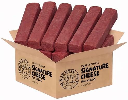 Majestic Pet Himalayan All-Natural Cheese Dog Chews - Long Lasting Dental Chew for Dogs - Healthy Pet Treats with Beneficial Ingredients (Urinary Tract Wellness, Large, 20 Pack)