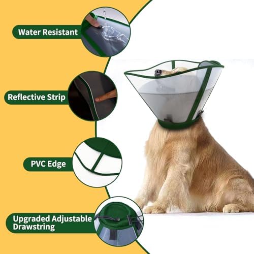 Dog Cone to Stop Licking, Soft Dog Cone Collar Alternative After Surgery