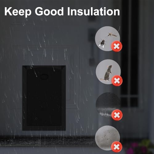[MAVRICPOWER] Rust Proof Alminum Large Dog Door for Exterior Door
