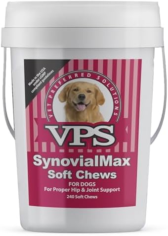 VPS SynovialMax Hip & Joint Soft Chews for Dogs - 240 count