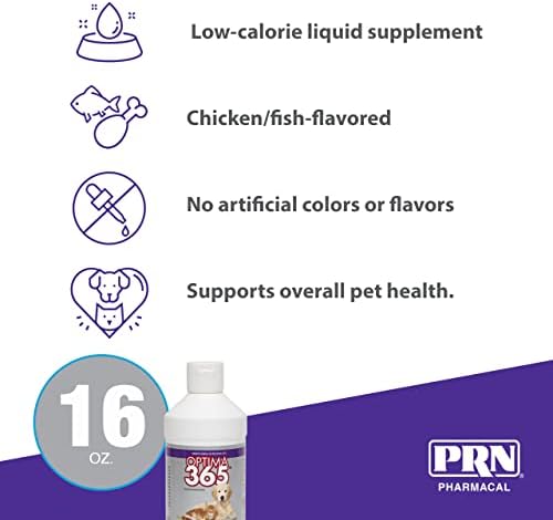 PRN Pharmacal Optima 365 Omega Skin and Coat Supplement, 16 fl oz