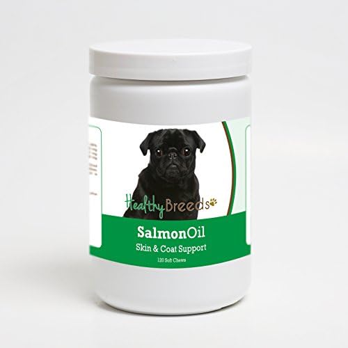 Healthy Breeds Pug Salmon Oil Soft Chews 120 Count