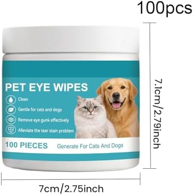 Pet Eyes Wipes Tear Stain Cleaning Sheets