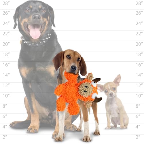 MIGHTY® 2 Pack Microfiber Medium Bull Dog Toys