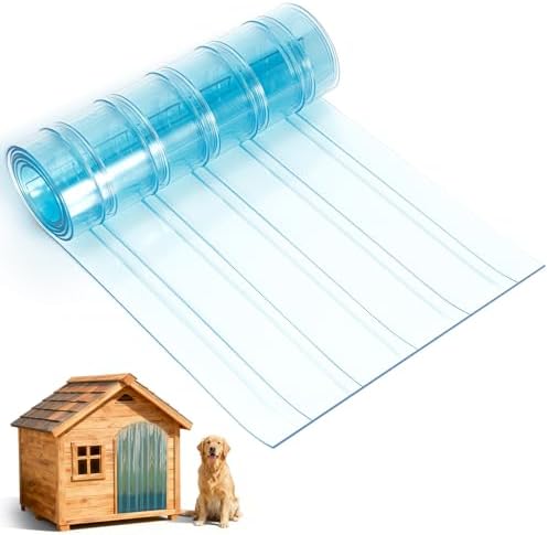 9.8 in x 4.9 ft Dog Door Replacement Flaps, Trim to Size Pet House Flap