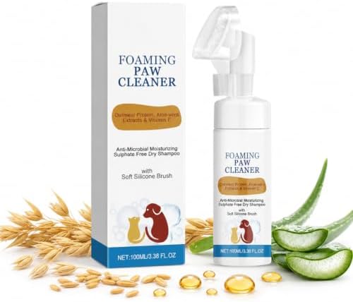 Dog Paw Cleaner Foam for Dogs & Cats, Moisturizing Paw Care