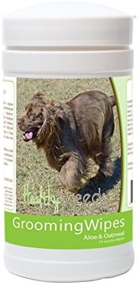 Healthy Breeds Sussex Spaniel Grooming Wipes 70 Count