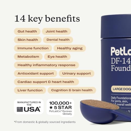 PetLab Co. DF-14 Daily Foundation Supplement for Large Dogs