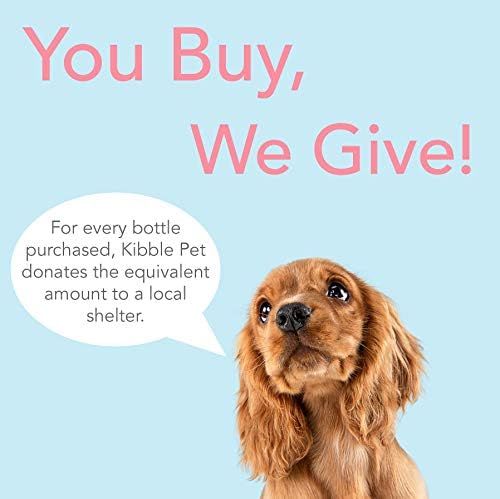 Kibble Pet Salon-Quality Dog Ear Cleaner for Dogs & Cats, Gentle Cleansing & Deodorizing Ear Wash Solution, Alcohol-Free Formula, Washes Away Wax & Debris, Made in USA, 8.45 oz