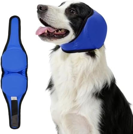 Dog Ear Covers for Bath,Dog Ear Muffs Noise Reduction Anxiety Relief
