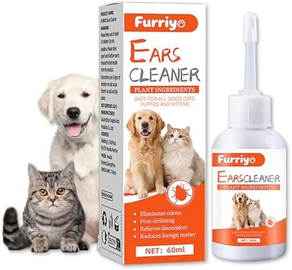 Dog & Cat Ear Cleaner Drops, Plant-Based Ear Wash, 2 fl oz