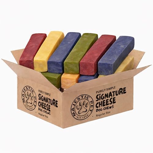 Majestic Pet Himalayan All-Natural Cheese Dog Chews - Long Lasting Dental Chew for Dogs - Healthy Pet Treats with Beneficial Ingredients (Variety Pack, Regular, 20 Pack)